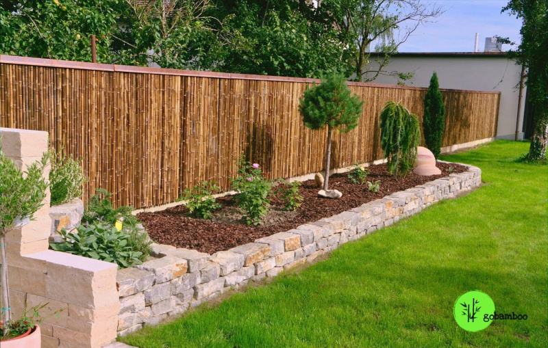 inspirace bambusový plot